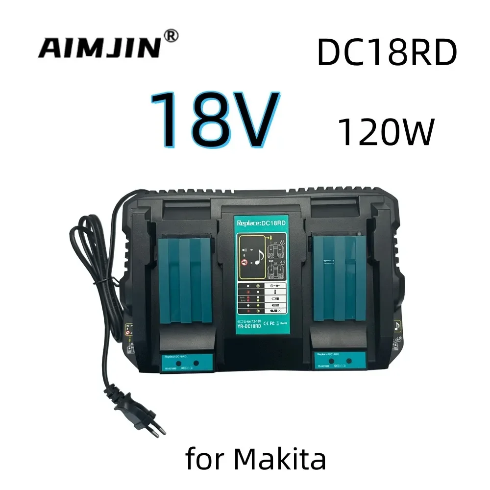 

DC18RD Dual USB Port charger for Makita Battery Charger 14.4V 18V BL1860 BL1415 BL1430 BL1830 BL1840 BL1850 BL1845