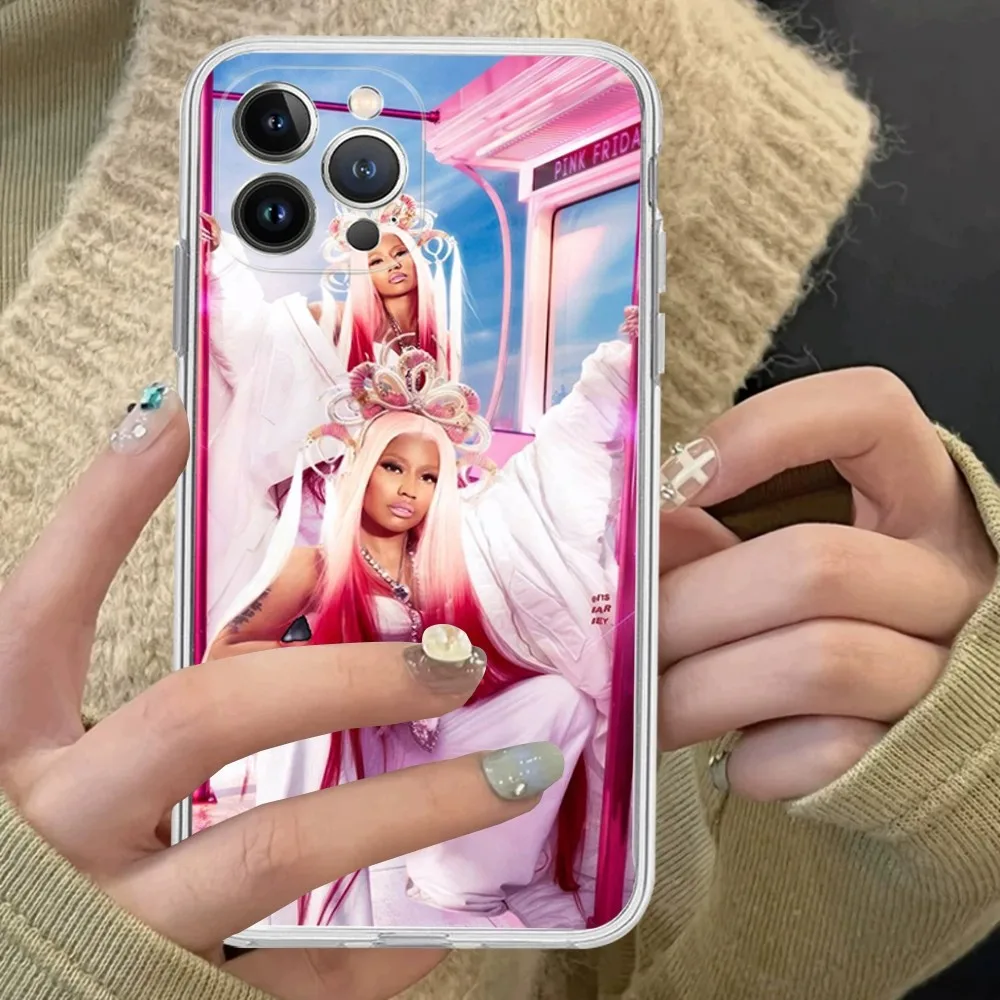 Hot Singer N-Nicki M-Minaj Phone Case Silicone Soft For Iphone 16 15 14 13 12 11 Pro Mini XS MAX Plus X Cover