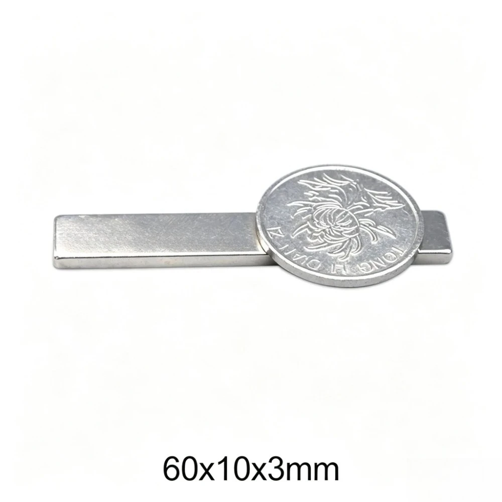 60x10x3 Quadrate Sheet Magnet 60mm*10mm Powerful Strip Magnets 60x10x3mm Strong Neodymium Magnets 60*10*3 Block Magnet