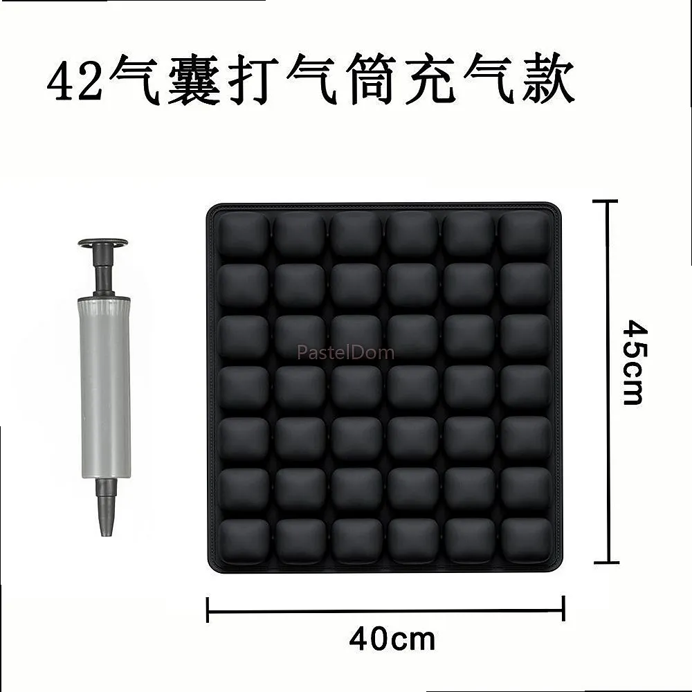 Travel Seat Cushion Inflatable Pressure Relief Pad for Car Office Ergonomic Comfort Support