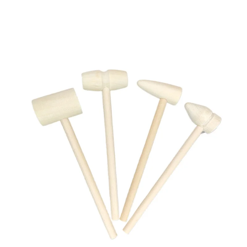 Solid Wood Mallet | Mini Wooden Hammer | Handmade Woodworking Installation Tool | Durable Multi-Purpose Solid Wood Mallet Set