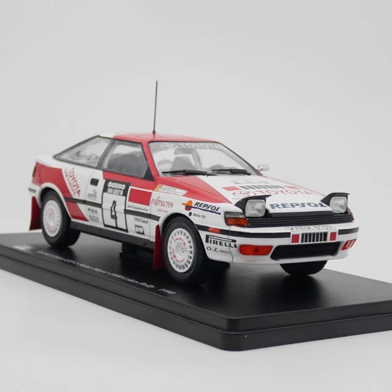 

Литой под давлением IXO 1:24 Celica GT-4 WRC 1990, раллийный автомобиль, модель автомобиля из сплава, статическое украшение, коллекционные игрушки, подарок
