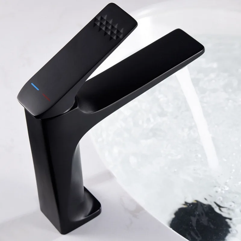 

High-end Bathroom Faucet Hot and Cold Sink Brass core Faucet Anti Splash Washbasin in The Bathroom Bathroom Sink Tapware Tap