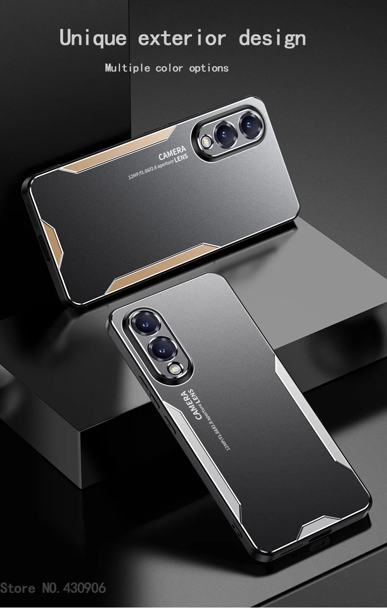 Für Samsung Galaxy S25 Edge Hülle Metall Aluminium Objektivschutz Mattiert Fingerabdruck-Resistent Metall+TPU Abdeckung Für Samsung S25 Edge – Detail 2