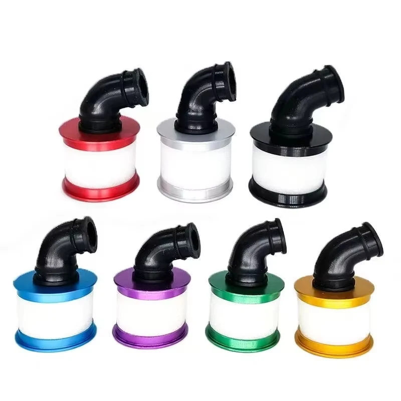 Aluminum Alloy Air Filter Cleaner HSP 02028 for 1/10 Nitro RC Car 94122 94166 94177 94188 Upgrade Parts Accessories