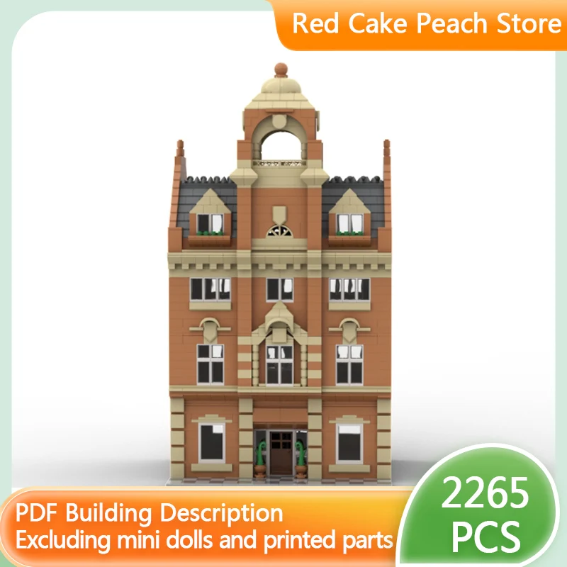 

Конструктор City Street View Model MOC: Архитектурная модель «Королевский зал», модульная технология, развивающая игрушка для детей, подарок на праздник, набор для сборки