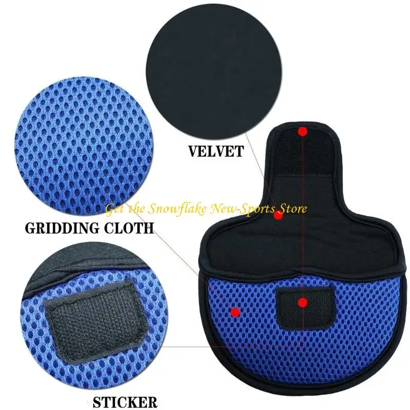 

E56D Golfing Putter Head Protector Sleeve Nylong Mallet Putter Cover Golfing Supply