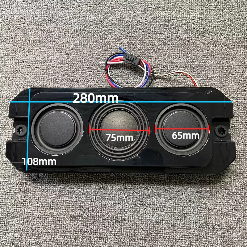 1 قطعة ل هارمان OEM المزدوج ملف صوتي مضخم صوت سلبي لصوت السيارة ومشاريع باس ذاتية الصنع 4ohm + 4ohm