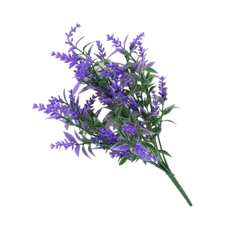 Use Friendly Lavender Spikes Replicas Realistic Flower for Indoor Decorative Use 15UB