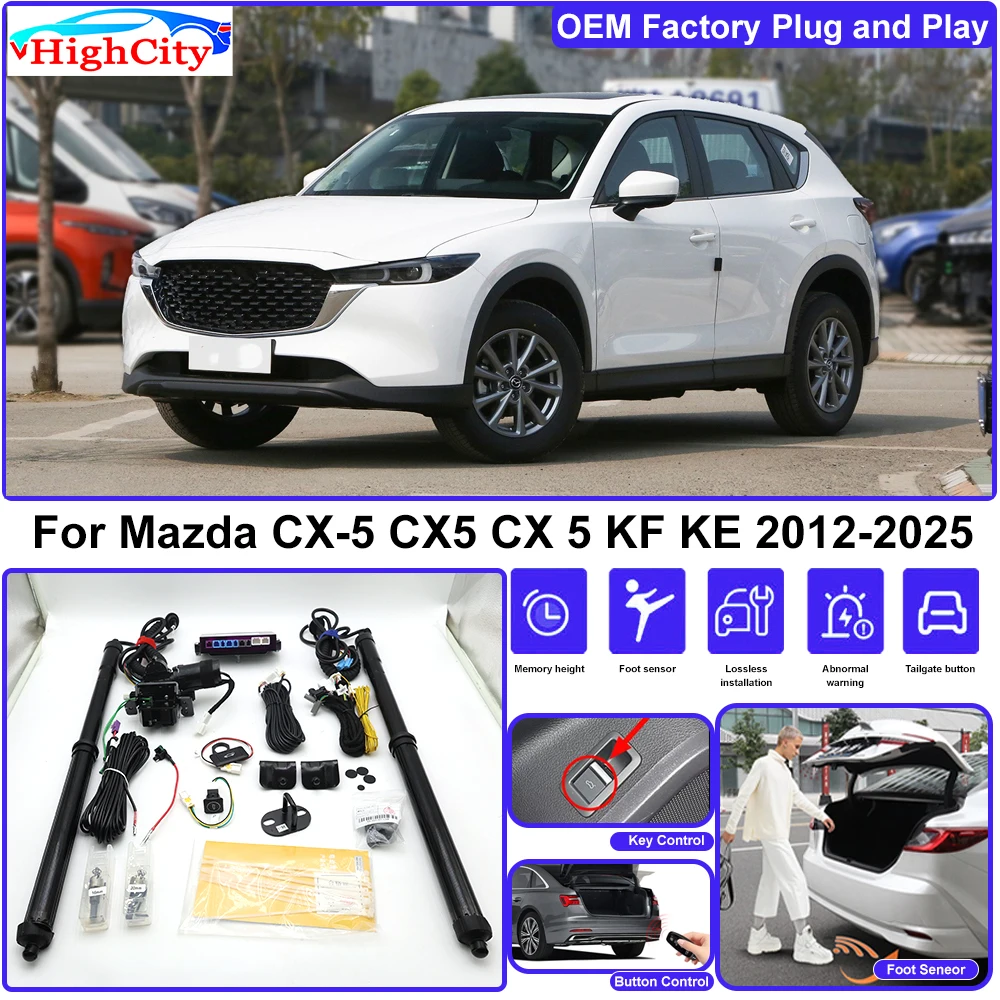 For Mazda CX-5 CX5 CX 5 KF KE 2012-2025 OEM Smart Electric Lifting Kit Trunk Electric Tail Gate Lift Powered Tailgate Liftgate