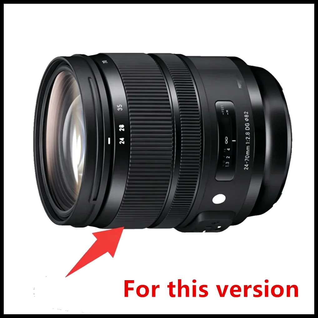 NEW For Sigma  24-70mm F2.8 DG Lens Zoom Rubber Grip Cover Ring  24-70 2.8 F/2.8 DG  Replacement Spare Part