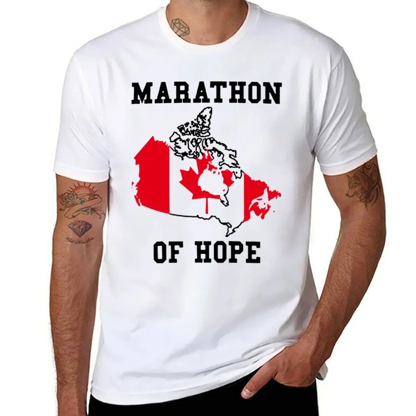 

terry fox - marathon of hope canada marathon of hope T-Shirt man t shirt luxury essential t shirt t shirts cotton 100% T-shirt