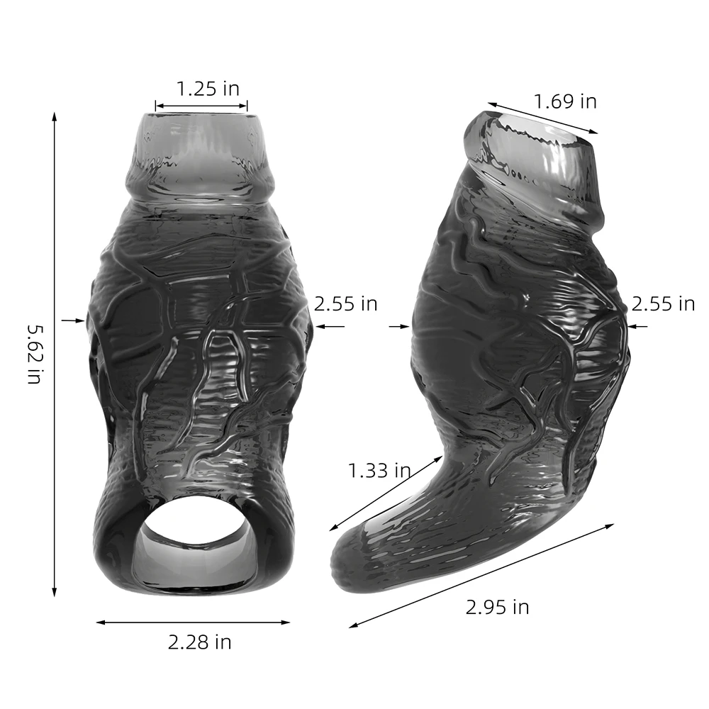 ذكر خاتم الديك قابلة لإعادة الاستخدام القضيب كم تأخير القذف أقوى الانتصاب القضيب موسع البروستاتا تدليك الجنس لعب للرجال الكبار #6