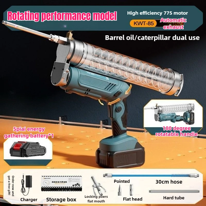 Für 18V Batteriepistolen Fettinjektor Batteriebetriebene Fettpresse Nägel Pistole Nietpistole Elektrisches Nietwerkzeug für den Haushalt