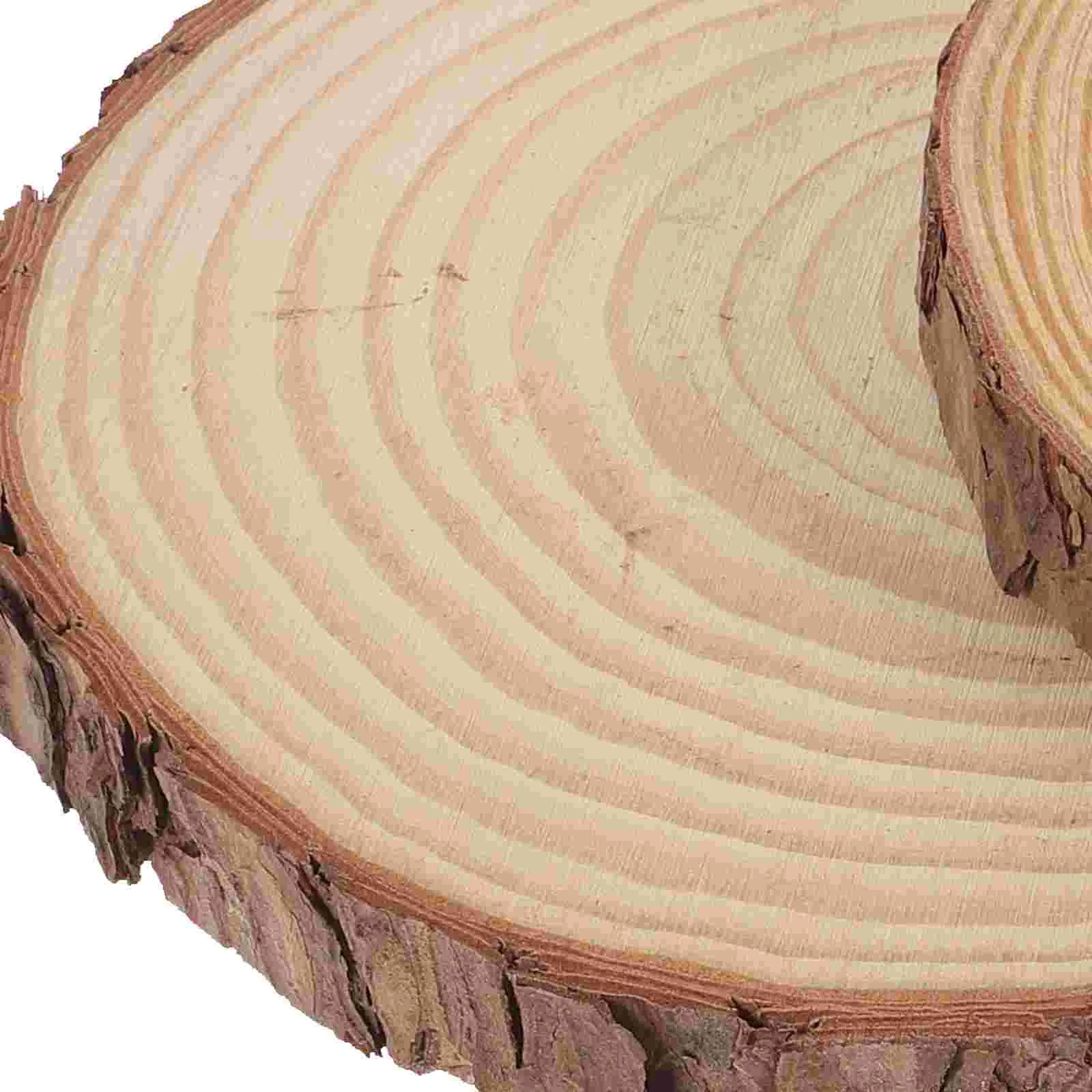 3-częściowe okrągłe drewniane kamienie krokowe na zewnątrz Country Decor na zewnątrz płytek chodnikowych Ogród
