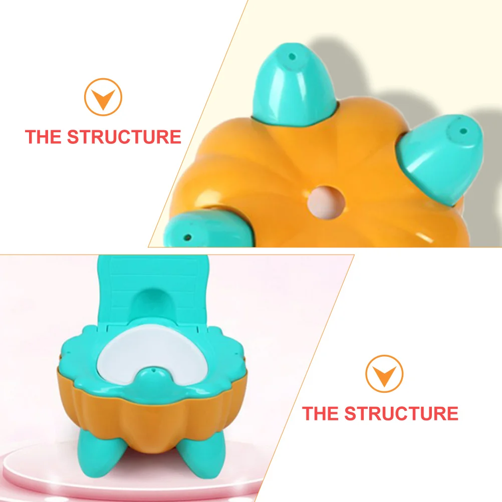 

Toddler Kid Children Baby Toilet Toilet Training Potty Training Chair Yellow Toddler Potty Portable Lightweight Cartoon