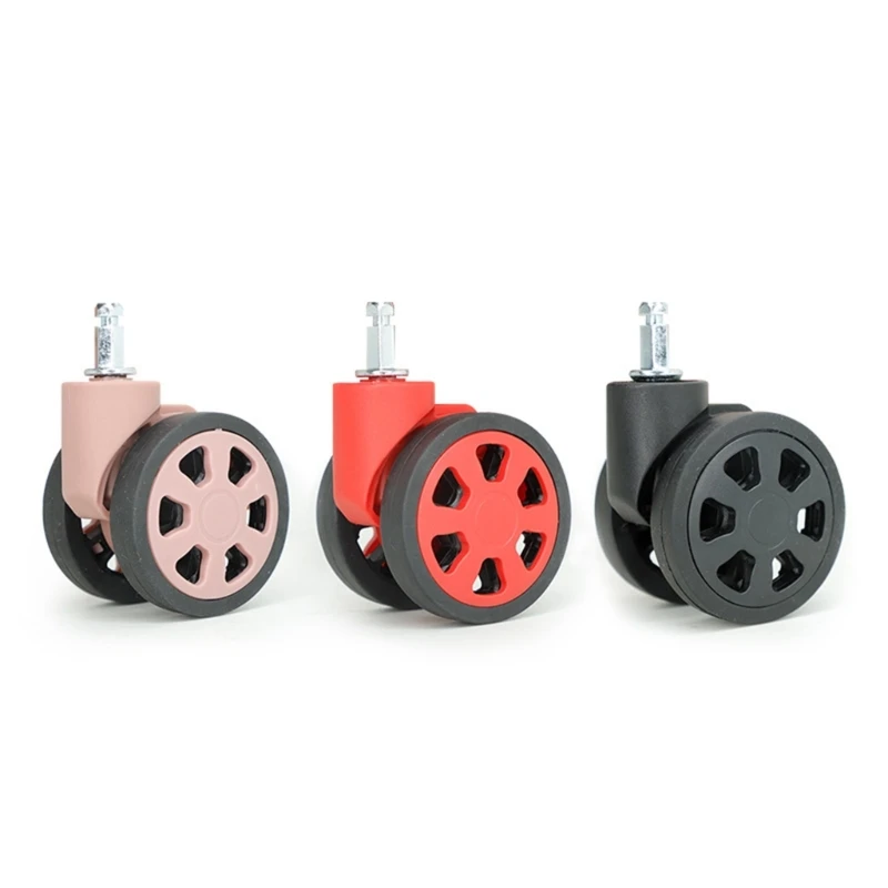 Suitcase Wheels Long lasting Replacement Wheels Improve Your Travel Comfort H9ED