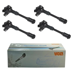 4Pcs Ignition Coil For Ford Kuga 2013-2014 Fiesta ST 1.6 Escape For Volvo V40 2013-2015 S60 S80 V60 V70 BM5G12A366DA Auto Parts