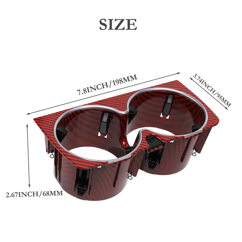 

FBIL-Automotive Center Console Drink Cup Holder Storage Box Drink Cup Holder For Mercedes Benz W222 S-Class 18-20 Parts A2226830