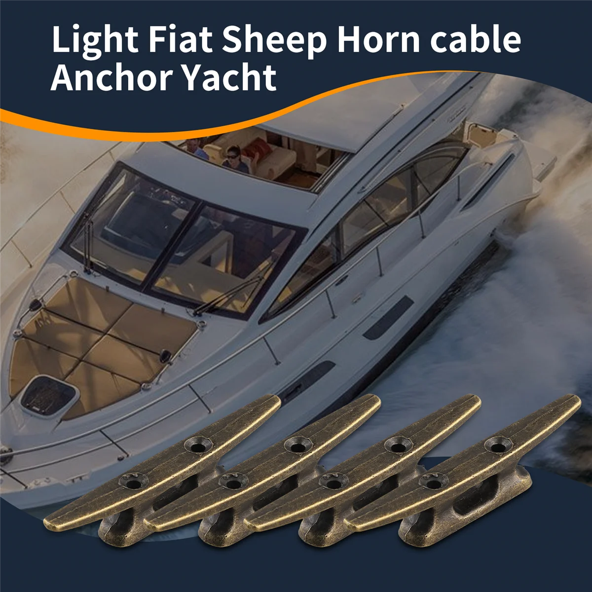 Новая планка для причала для лодки, 4 дюйма, для швартовки лодки, бронзовый хост, чугун, подходит для морского пляжа, морского декора, 4 шт.