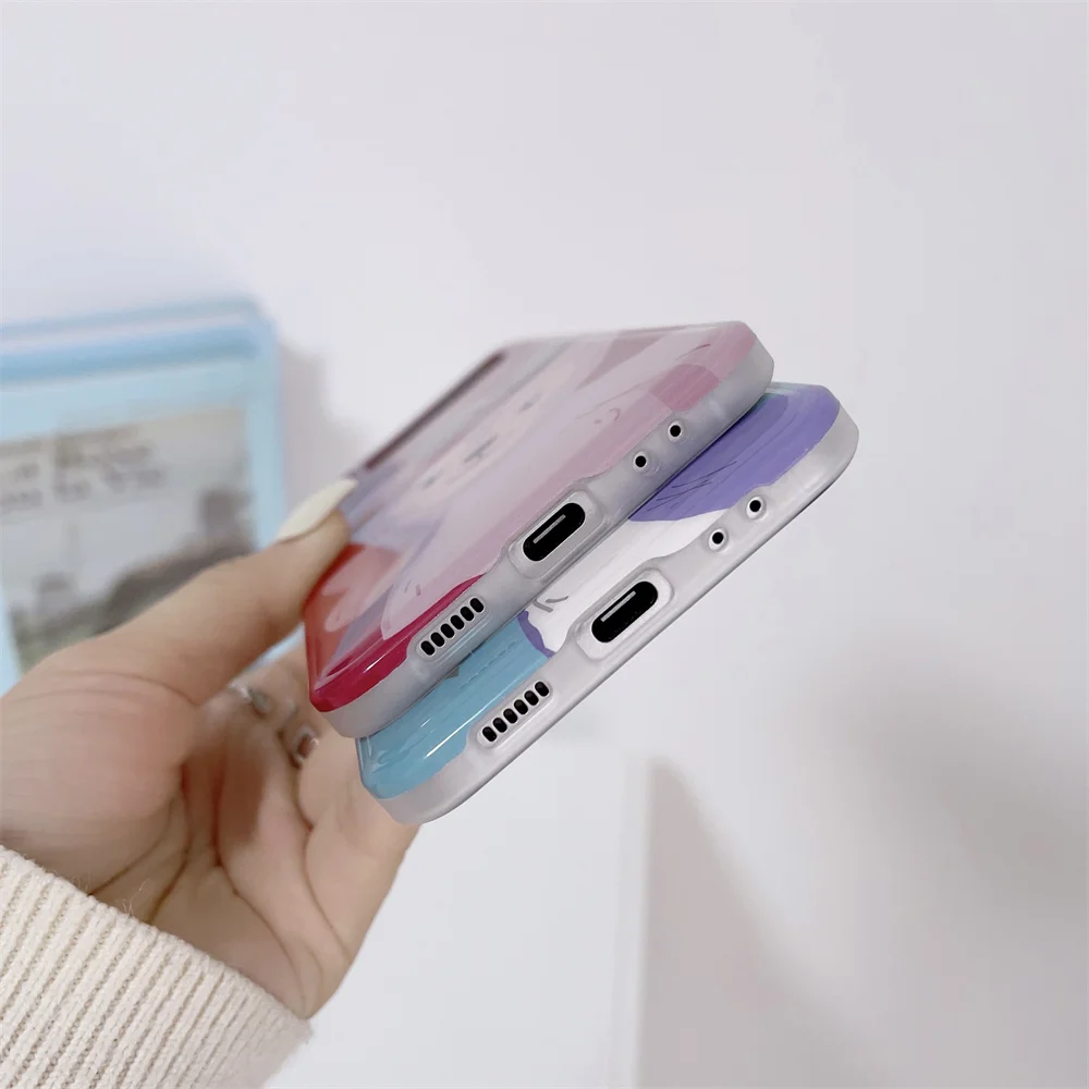 Милый мультяшный чехол для телефона StellaLou с рисунком аниме для Samsung Galaxy Z Flip 3 4 ZFlip5