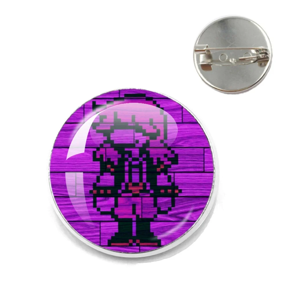 Deltarune لعبة شخصية السوسي مضحك ميمي دبابيس معدنية الإبداعية التلبيب دبوس ديكور الكرتون عاشق بروش معدني طوق هدية مجوهرات #2