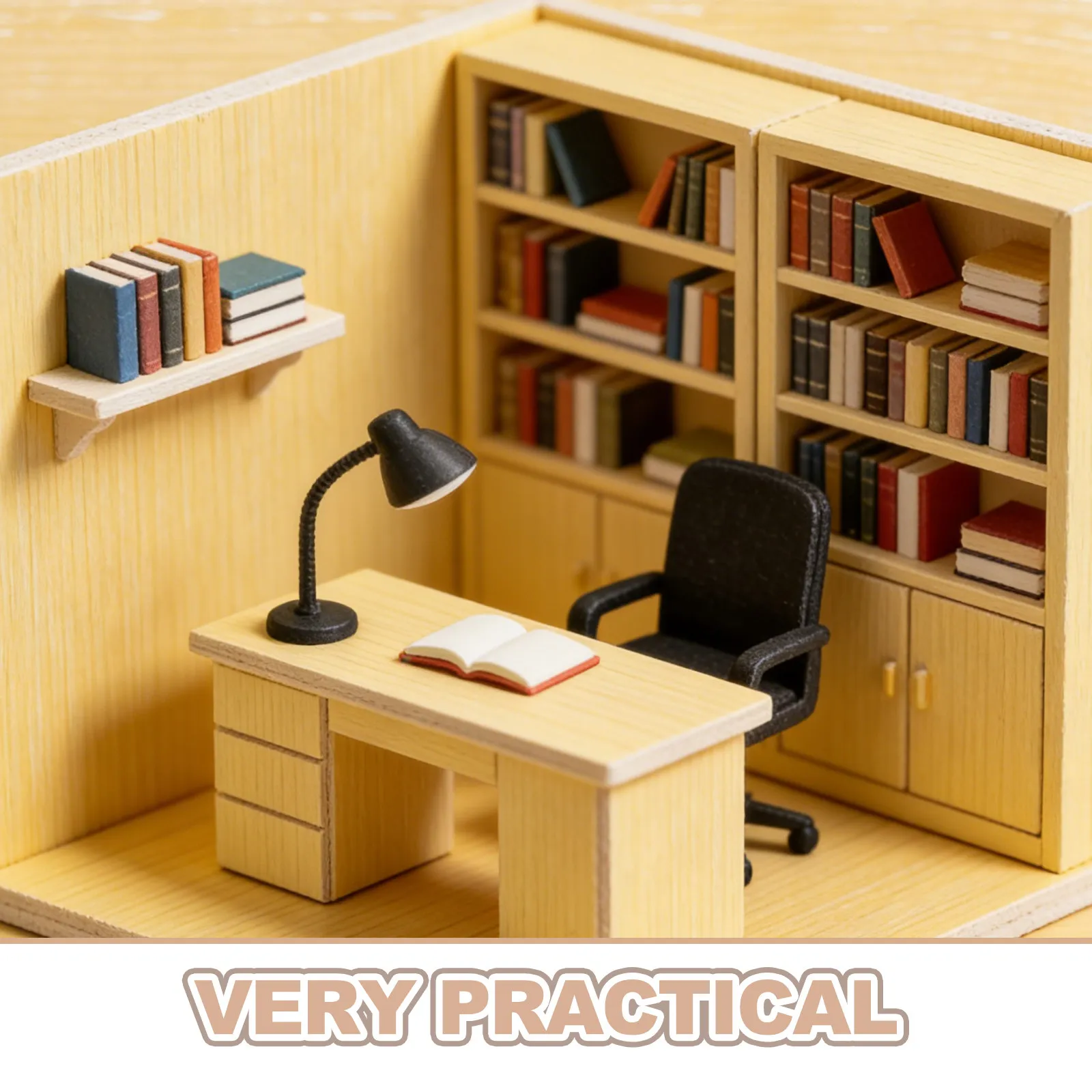 

15Pcs Wooden Diorama Flooring Ultra-Thin Plank Sheets for Architecture Miniature House DIY Craft Supplies Mini Flooring