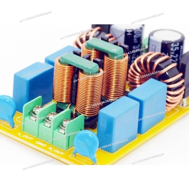 Electromagnetic Interference Filter EMC AC 220V Filter DC Audio Power Amplifier Power Socket