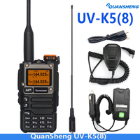 Walkie Talkie Quansheng UV-K5(8) 5W Air Band Radio Type C VHF  FM Scrambler NOAA Wireless Copy Frequency Two Way CB Radio UV-K6