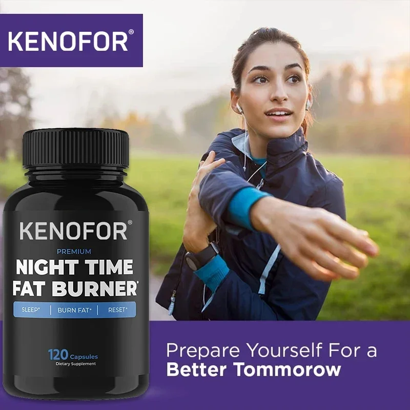 Nighttime Fat Burning Supplement - Helps with fat burning and sleep, healthy weight management and overall health