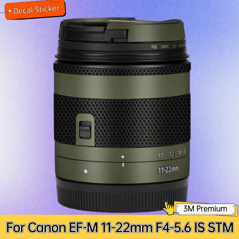 

Lens Sticker For Canon EF-M 11-22mm F4-5.6 IS STM Protective Skin Decal Film Anti-Scratch Protector Coat EFM11-22