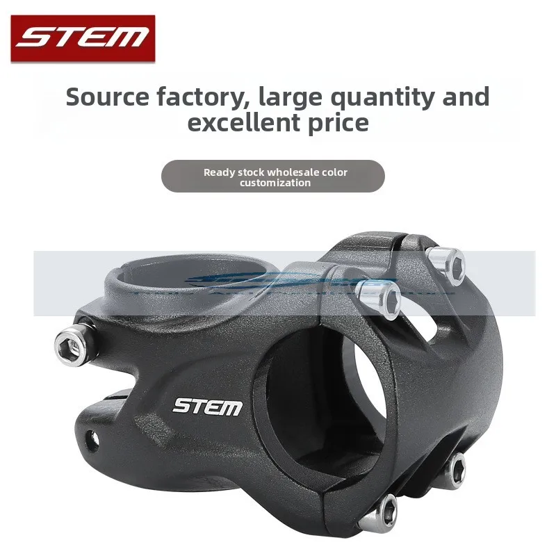 مقبض دراجة جبلية لركوب الدراجات ثلاثي الأبعاد من سبائك الألومنيوم المزورة وخفيفة الوزن للغاية وقصيرة 31.8 مم ملحقات دراجة الطريق