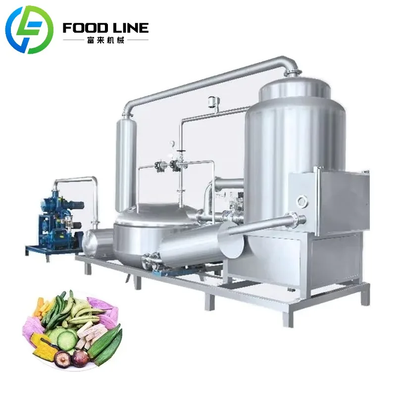 Vacuum Frying Machine Vacuum Fryer Commercial Low Temperature Fryer Stainless Steel Automatic Deoiling for Chips Vegetable OME