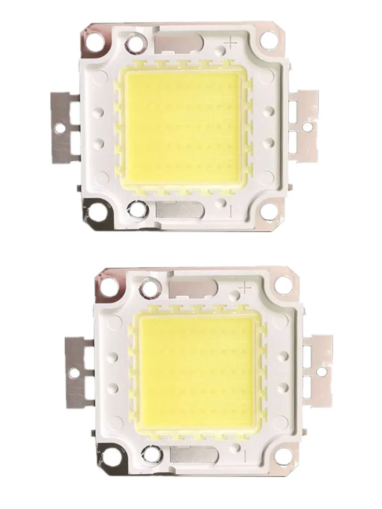 Perles LED intégrées pour budgétaire, puce LED COB, budgétaire, blanc chaud, 10W, 9-12V, 20W, 30W, 50W, 100W, 30V-32V