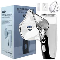 Handheld Mesh Nebulizer Medical Silent Nebulizer Cough Compressor for Kids Adult Mask Asthma Inhaler Portable Humidifier