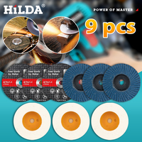 HILDA 3 Inch Cutting Blade 76mm Grinding Wheel Blade Angle Grinder Saw Blade for Cutting Tile Ceramic Concrete Marble Wool Wheel