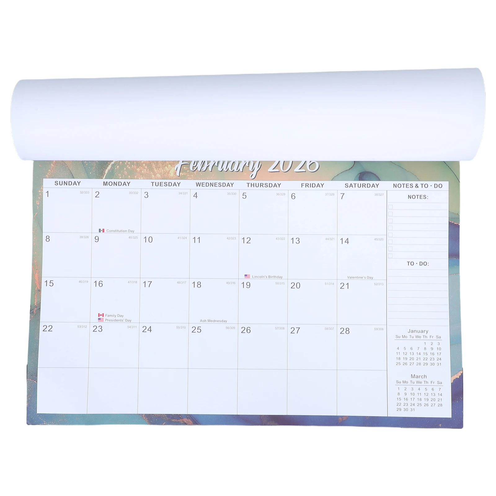 

Wall Hanging Calendar Classroom Family Daily Planner 18 Month for Giant 2025-2026 Home Aesthetic