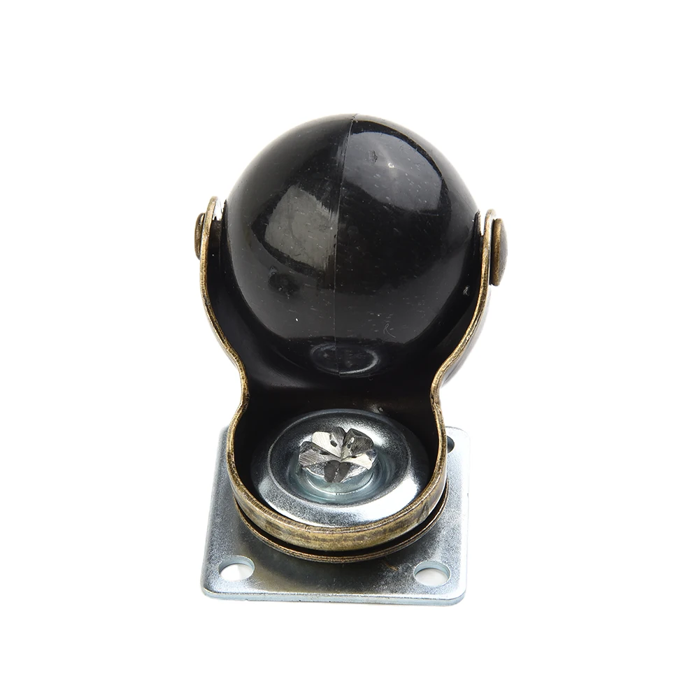 Hardwood Small Caster Wheels Floor Polypropylene PP and steel Replacement 4pcs 1.5 inch Wooden chair Rotary DIY