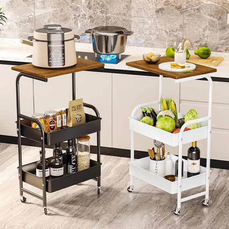 

Minimalist Modern Lslands Nordic Utility Luxury Waterproof Trolleys Designer Storage Muebles De Cocina Kitchen Low Furniture