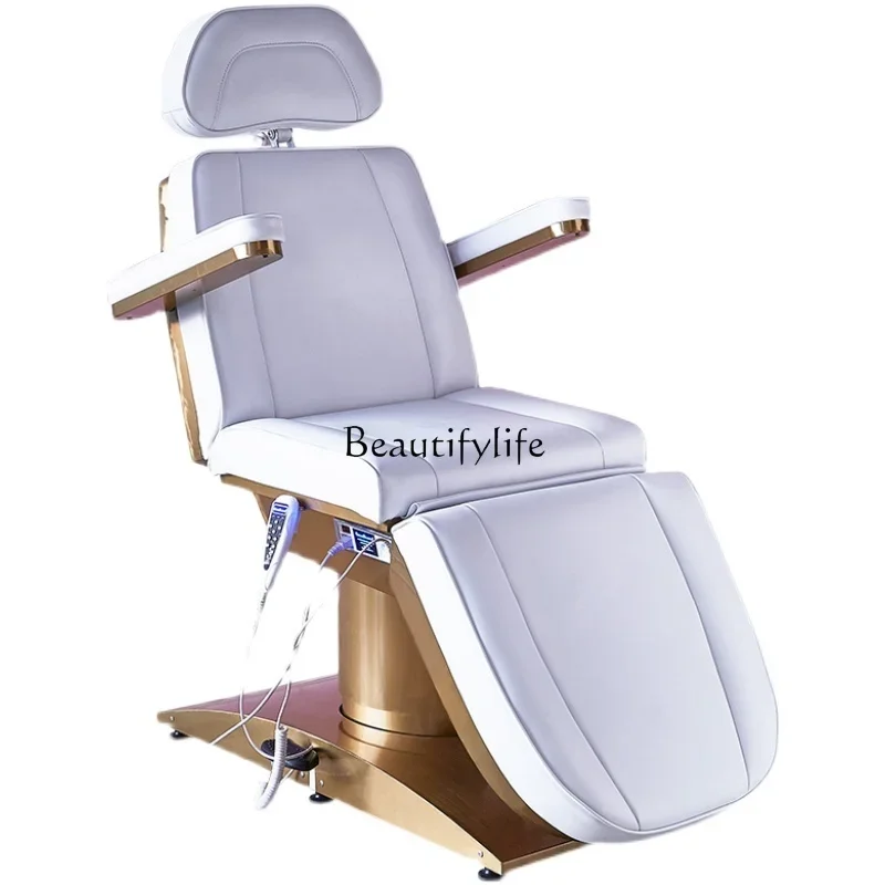 

Automatic Intelligent Beauty and Eyelash Bed Three-Motor Folding for Beauty Salons Physiotherapy Massage Nursing Bed