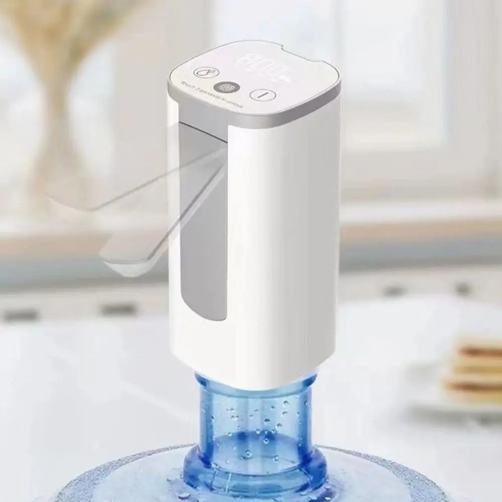 LED Display Water Bottle Pump Automatic Electric Quantitative Wine Dispenser Foldable Rechargeable Water Dispenser Outdoor
