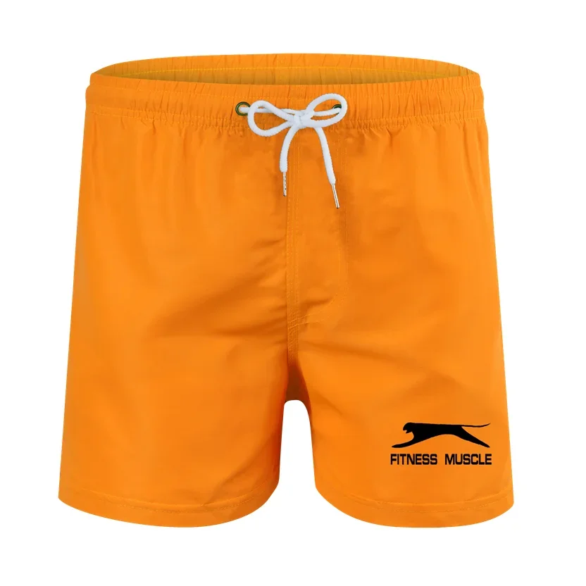 

Bermuda Summer Men Beach Shorts Quick Drying Men Surf Beach Shorts With Lining Briefs Short Pants Swim Trunks Sports Surf Shorts