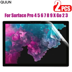 Película protectora de pantalla mate para Microsoft Surface Pro 4, 5, 6, 7, 8, 9 X Go, 2 y 3, papel similar al de la película, 2 piezas