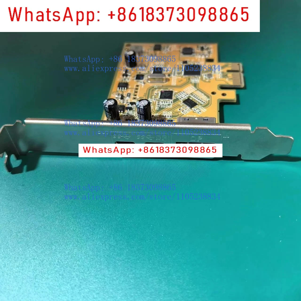 

New USB 3.1 UPD2018 UPA2015 Type C Expansion Card RRV91 TX5M0 Full Height