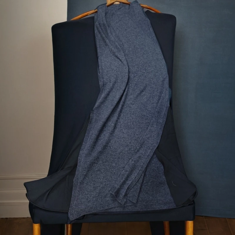 Ele laine gilet Dr rond Ne Svel l taille jupe tricotée fendu coupe ajustée trajet printemps automne femmes Dr