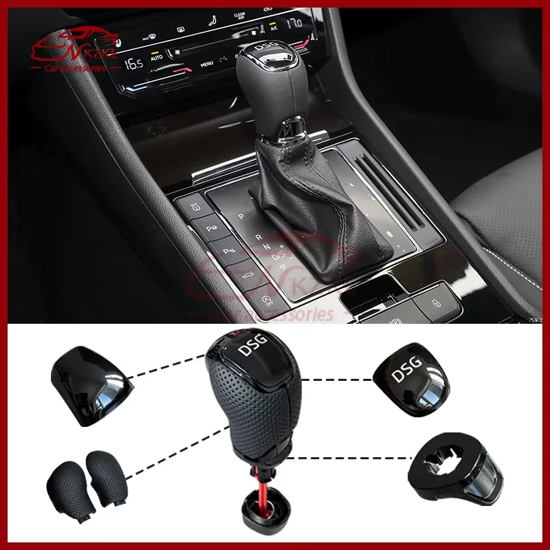 Suitable for Skoda Octavia/Superb DSG Gear Lever with DSG Logo Automotive Parts Shift Head Cover