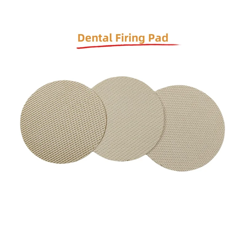 

3 Pcs Dental Firing Pad Base 8cm Dental Lab Sintered Mat Zirconia Ceramic Denture Sintered Sheet Dentistry Materials Firing Pad