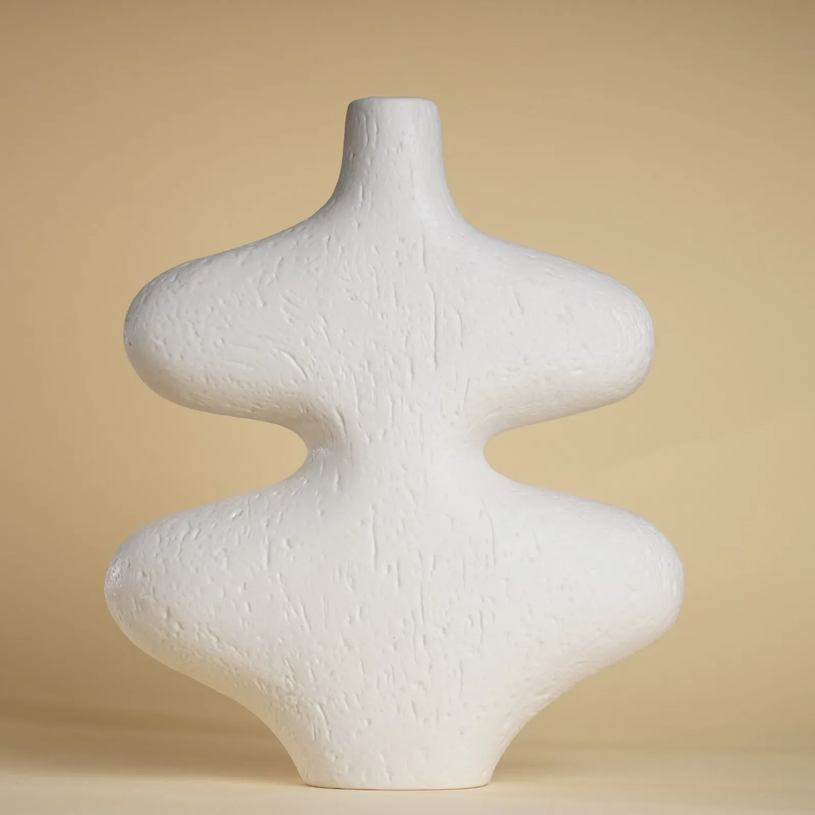 CAPIRON-Scandinavian Ceramics Vase, White Interior House Decoration, Aesthetic Desk, Bedroom Office Bookshelf, Wedding Decor
