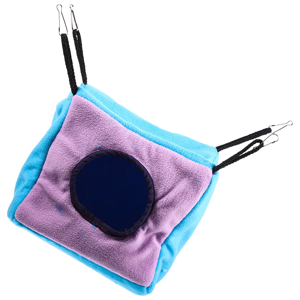 

Double Layer Hanging Hammock Cage Squirrel Cotton Nest Guinea Pig Bedding Small Animal Hamster Rat Cozy