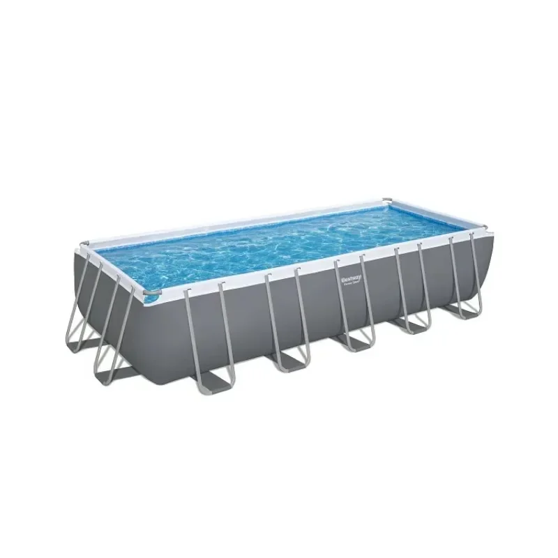 5611Z wholesale Rectangle Frame Piscina Family Easy Set PVC Large Above Ground Outdoor Swimming Pool